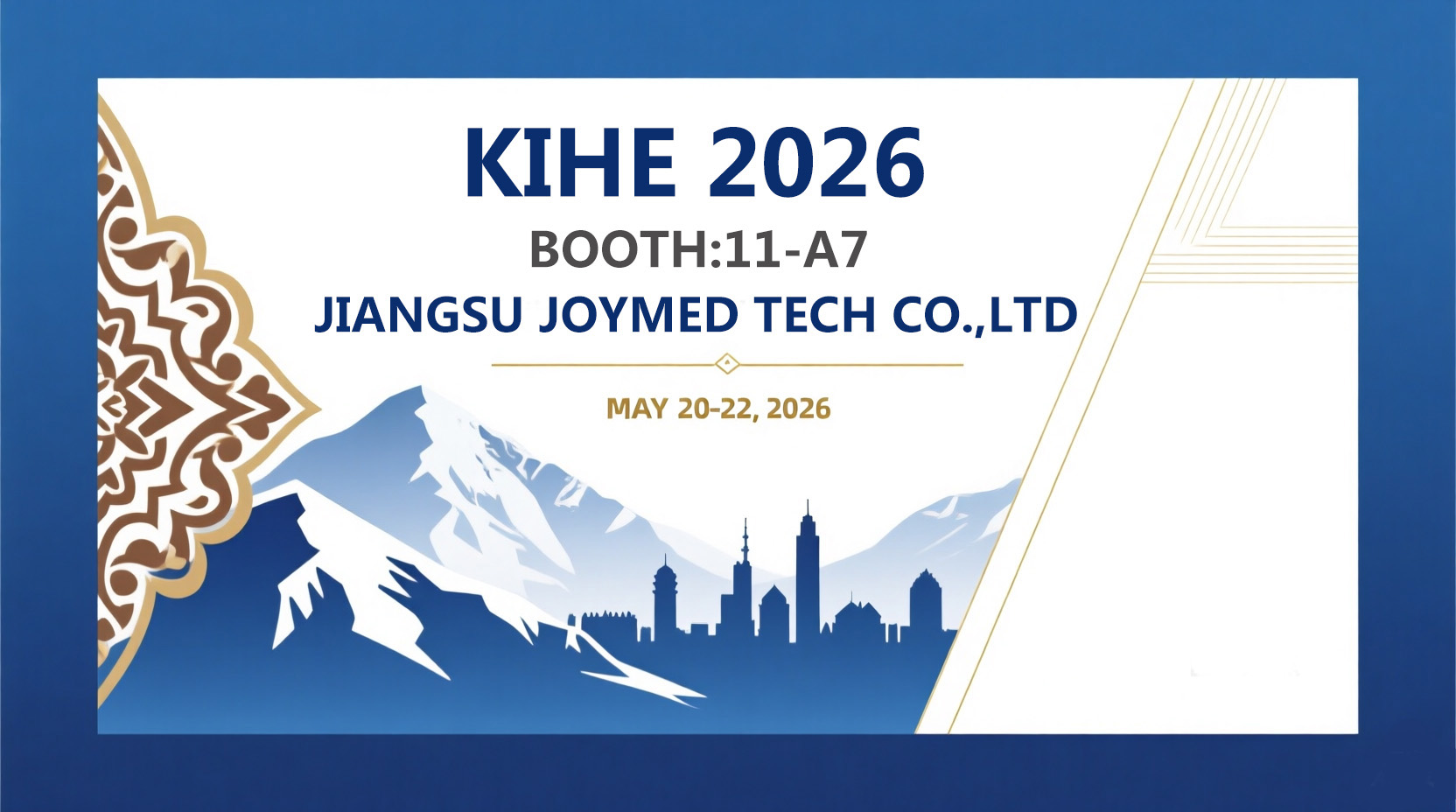 Meet us at KIHE Almaty, Kazakhstan